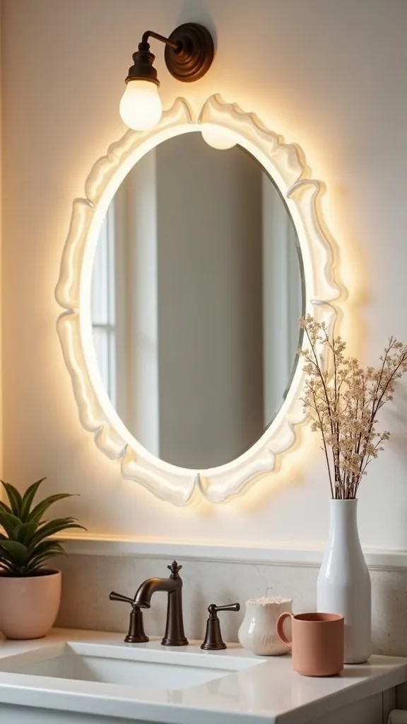 How can I use mirrors to boost natural light in a small living room?