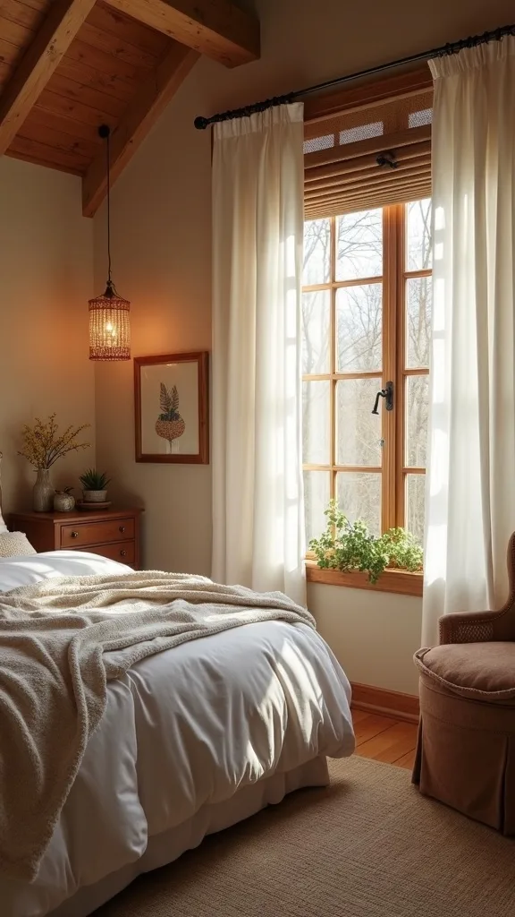 What window treatments make a bedroom feel softer (and sleep darker)?