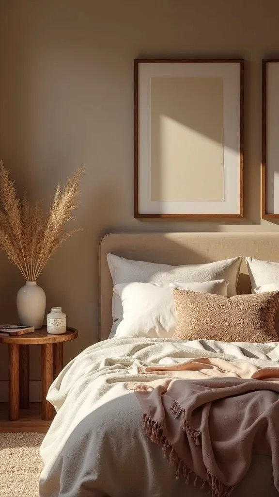 How can you bring indoor-outdoor calm into a bedroom without a renovation?