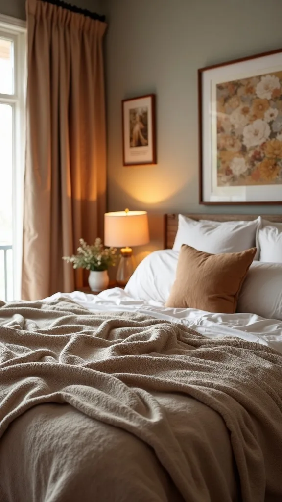How do you add texture without making the room feel messy?