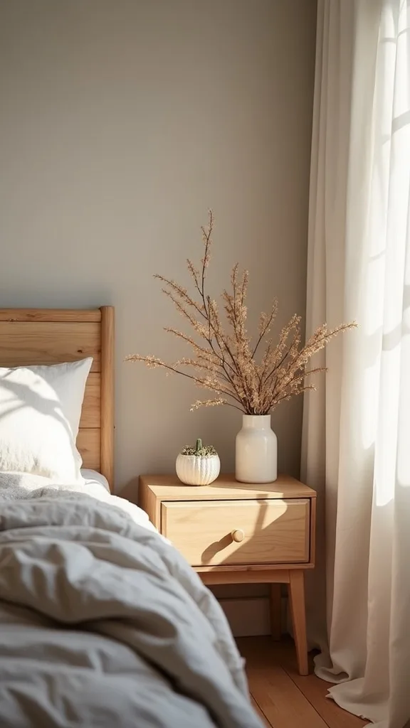 What’s the easiest way to make my nightstand look calm when it’s always in use?