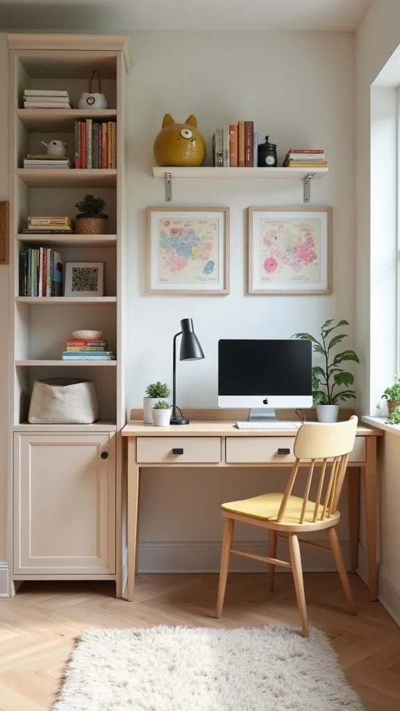 What flooring makes a garage homework area feel finished?