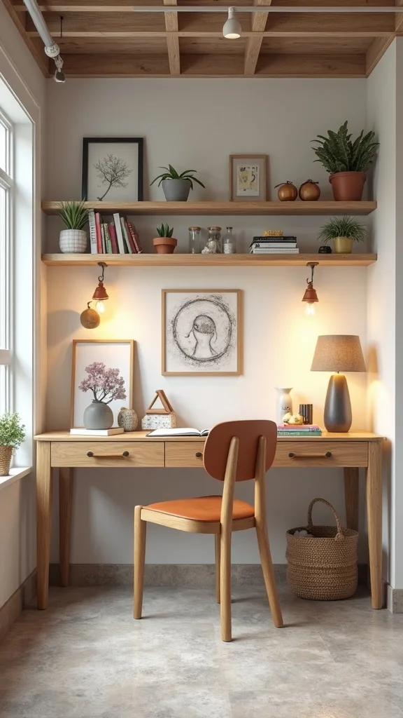 How do you make a garage station work for both homework and art?