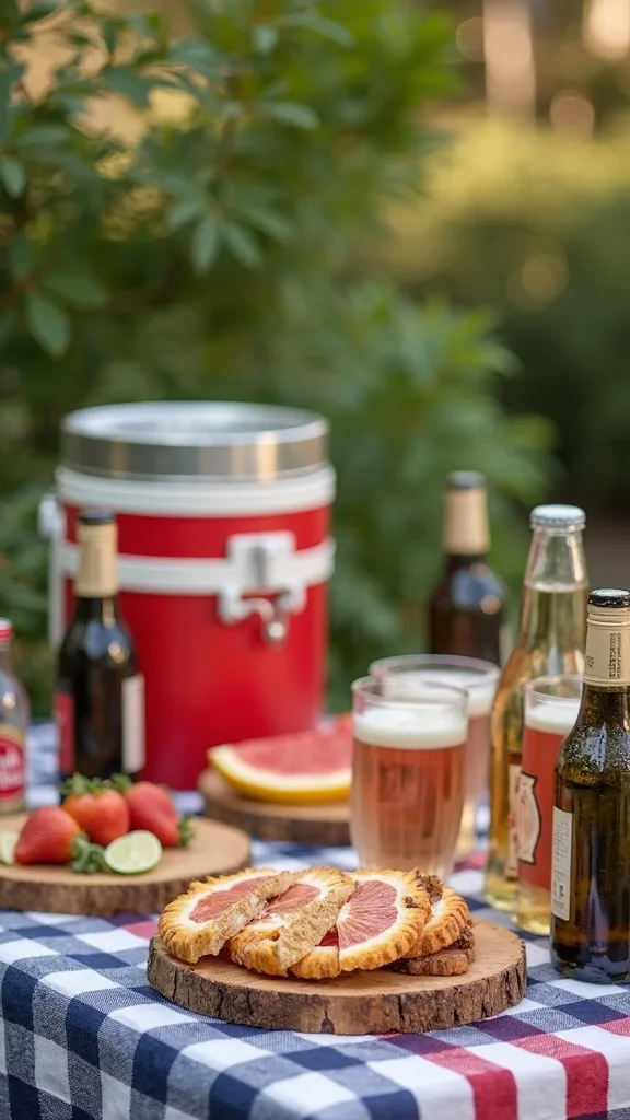 What’s a smart cooler strategy so people aren’t digging for drinks?