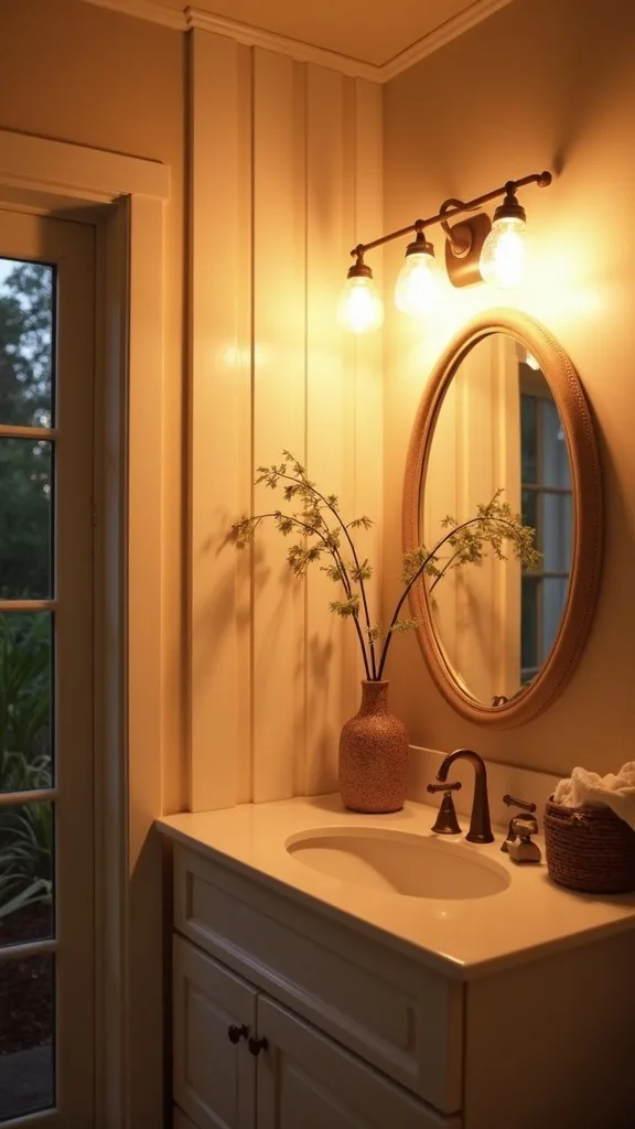 How do I create a ‘resort glow’ with string lights without overdoing it?