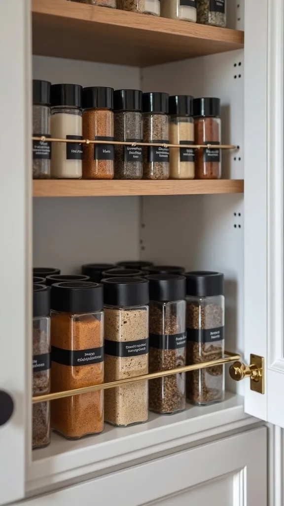 What’s the fastest way to declutter spices without making a mess?
