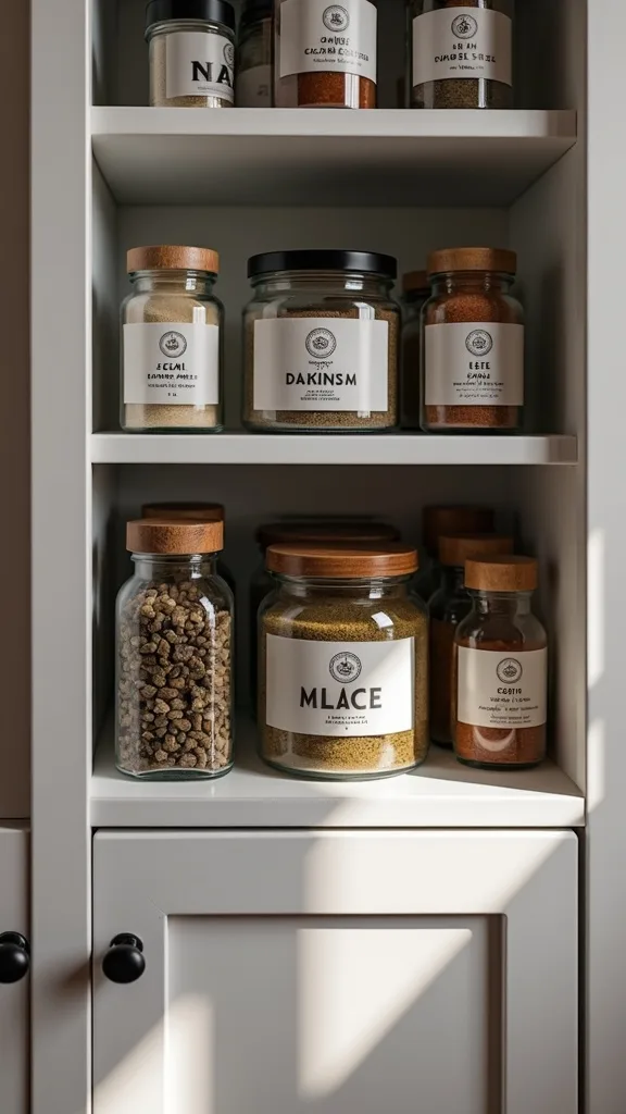 Which spice jar labels hold up to steam, splatters, and messy hands?
