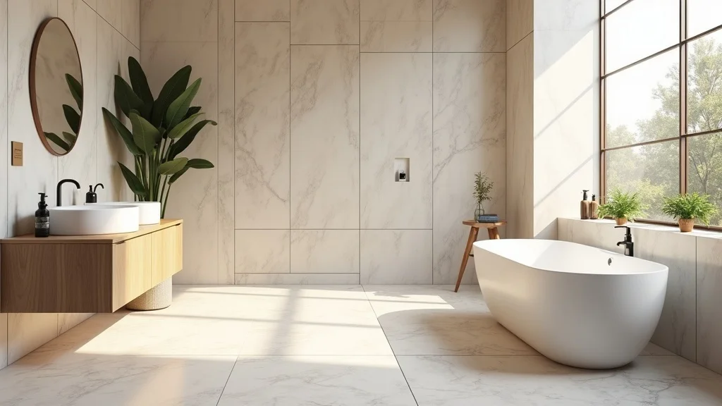 8 Budget Modern Bathroom Tile Ideas 2026: Affordable Peel-and-Stick, Porcelain, Painted Patterns & Vinyl for Stylish Savings