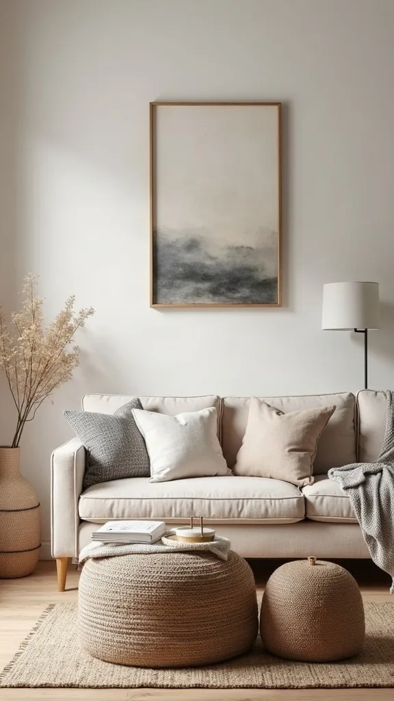 How do you make a small living room feel bigger with decor (not furniture)?