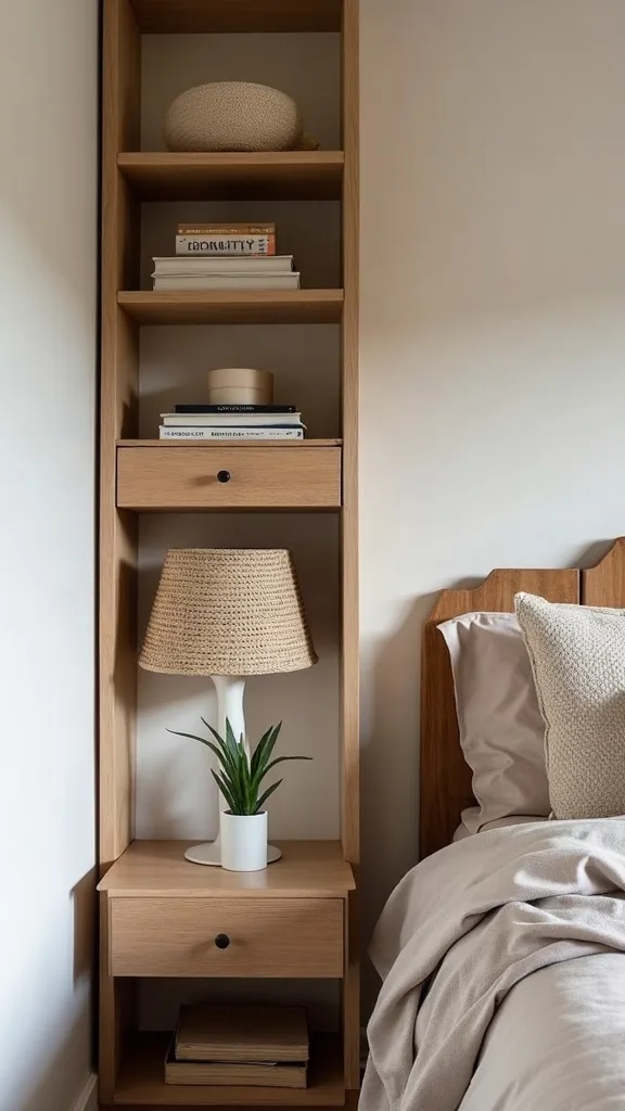 What should I avoid when doing budget storage in a small bedroom?