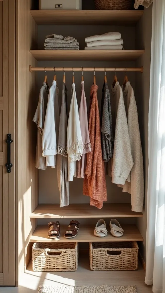 What’s the cheapest way to add a second closet rod in a small bedroom closet?