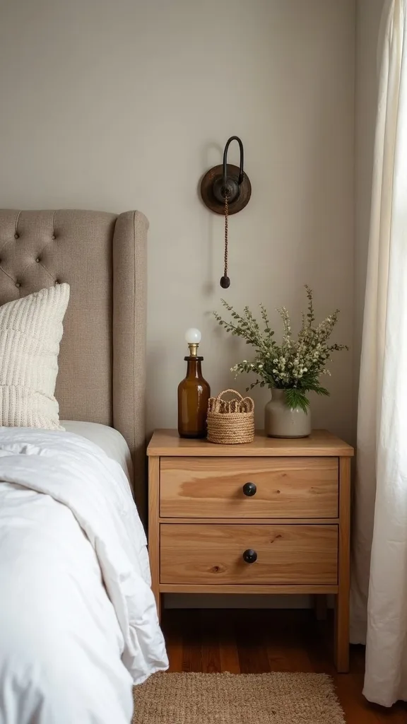 How do you turn a nightstand into real storage without buying new furniture?