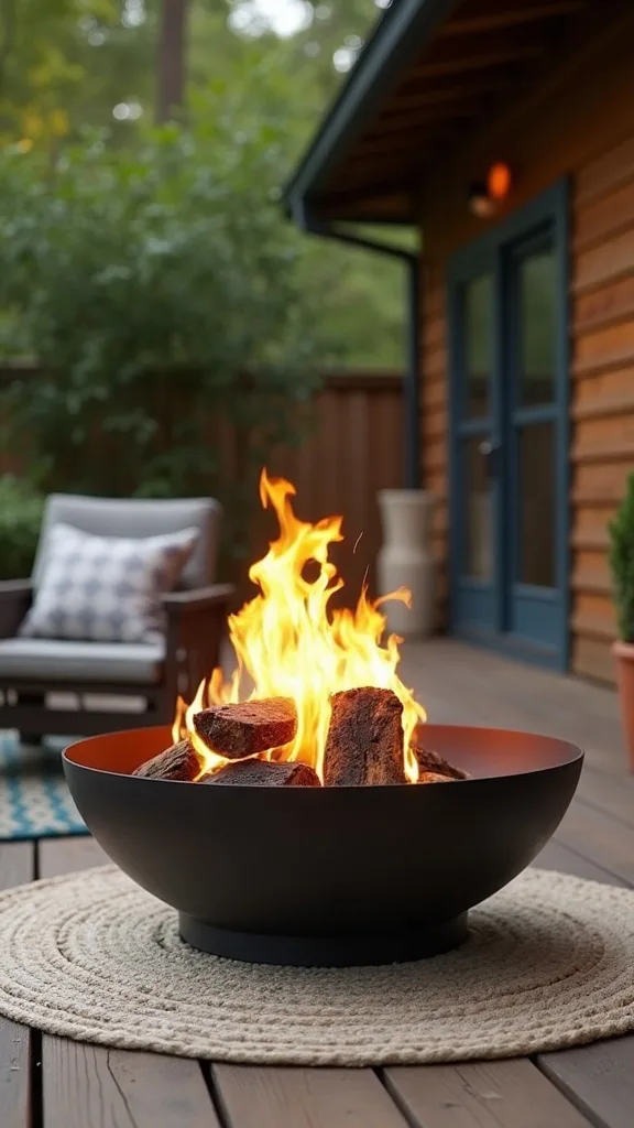 Foldable fire pit for renters (store it like luggage)