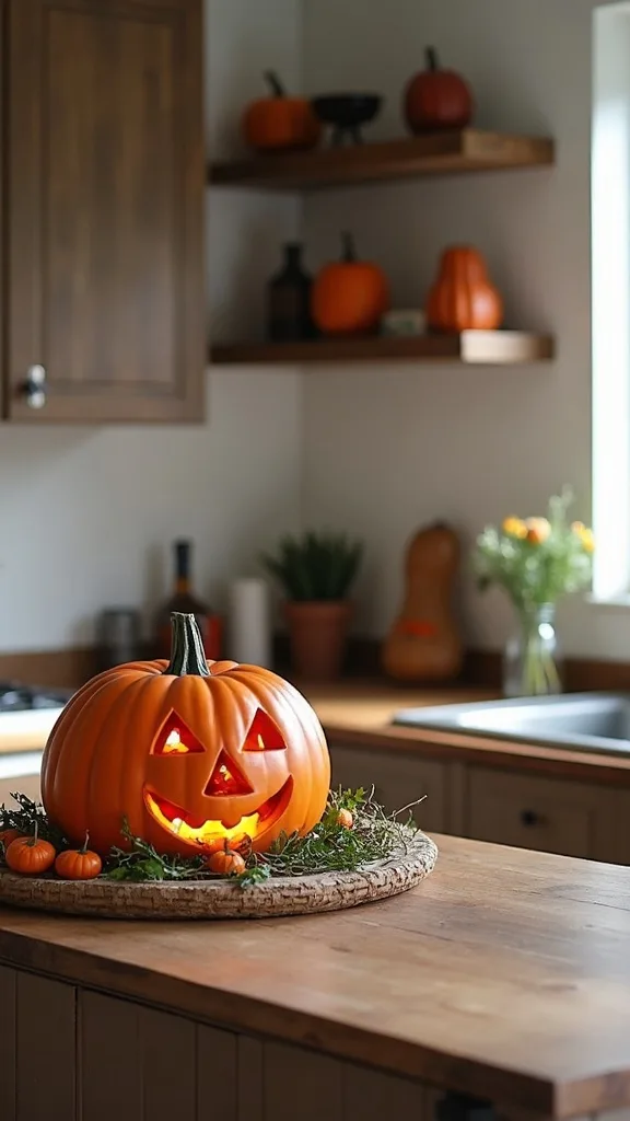 How do you choose a Halloween color palette that still feels like a real kitchen?