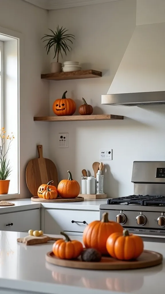 How do you make Halloween work in a modern minimalist kitchen?