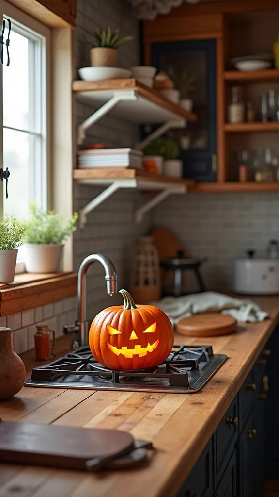 What’s the fastest way to change your kitchen for Halloween without buying a lot?