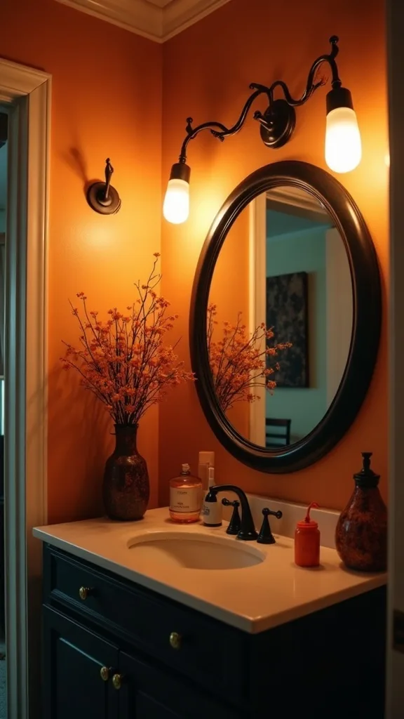 What lighting makes Halloween feel cozy instead of harsh?