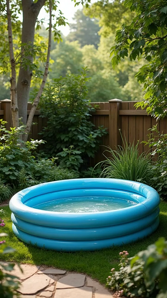 Kiddie Pool Sunken Bed (odd, but shockingly effective)