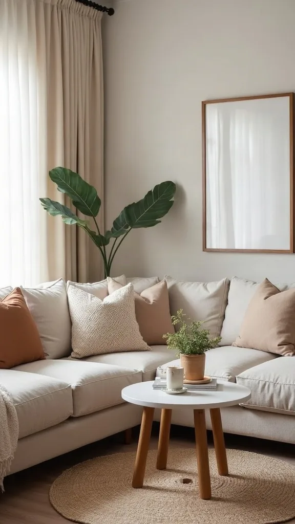 How do you make a small living room feel cozy instead of cramped?