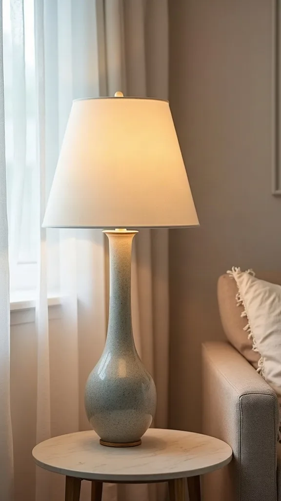 How can you update a thrifted lamp so it looks modern (or classic) again?