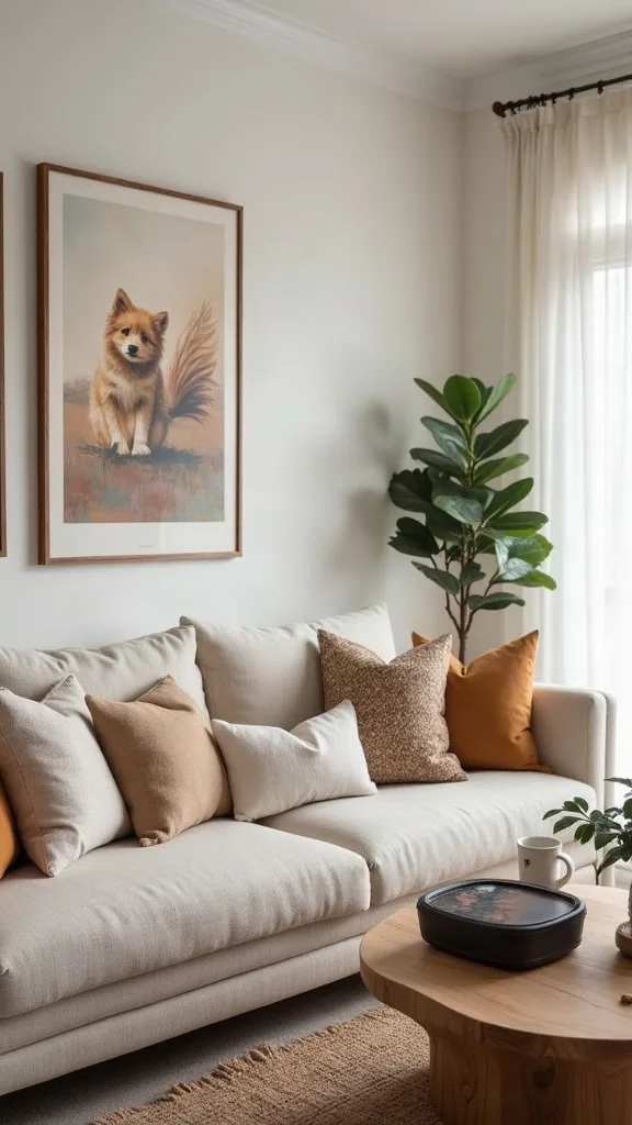 How can affordable art look ‘large scale’ without buying a huge canvas?