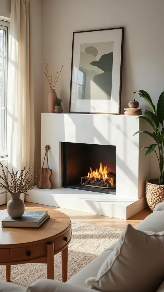 How can a renter add “built-in” coziness without drilling or renovating?
