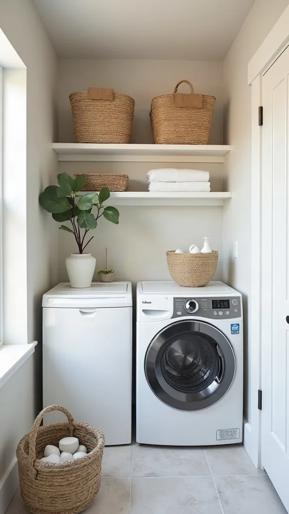 How Can Symmetry Make a Small Laundry Room Look Expensive?