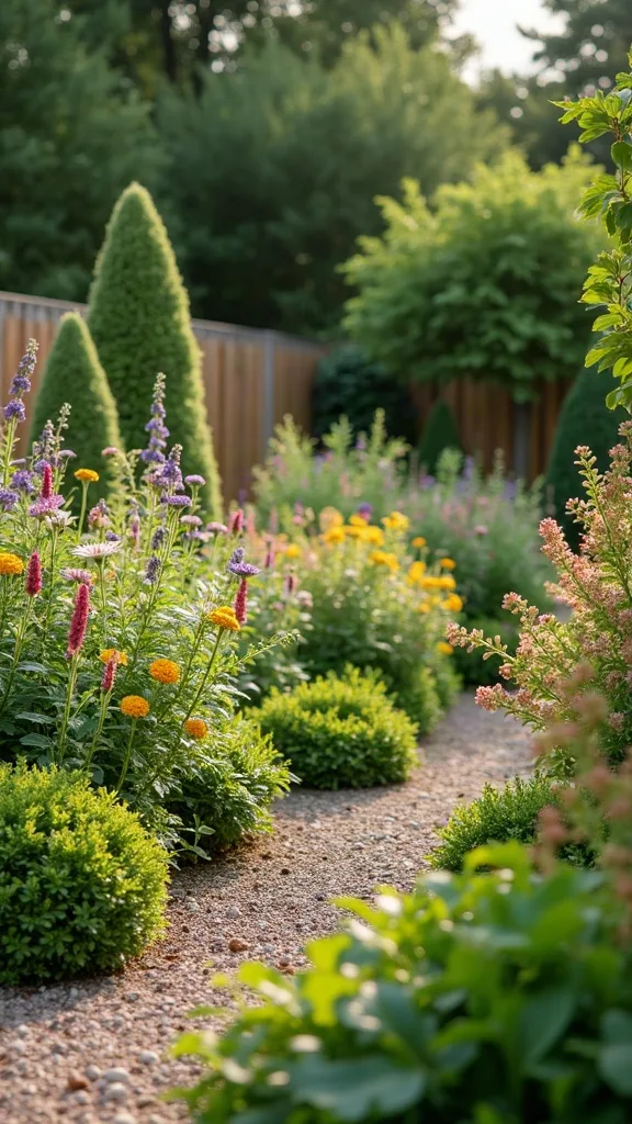 Raised Edge + Groundcover Combo (low weeding, neat look)