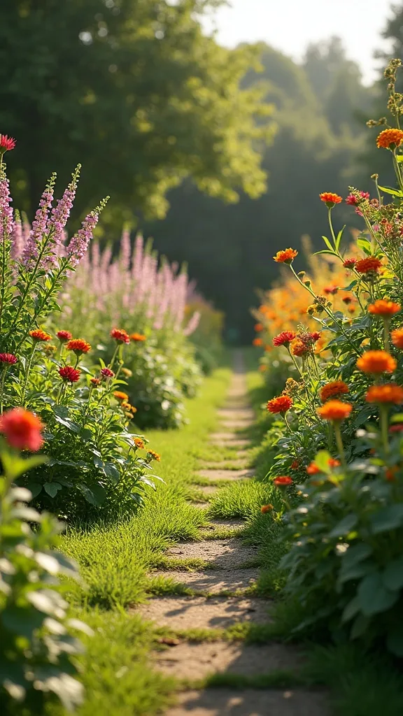 Pollinator Runway (a straight bed that stays buzzing)