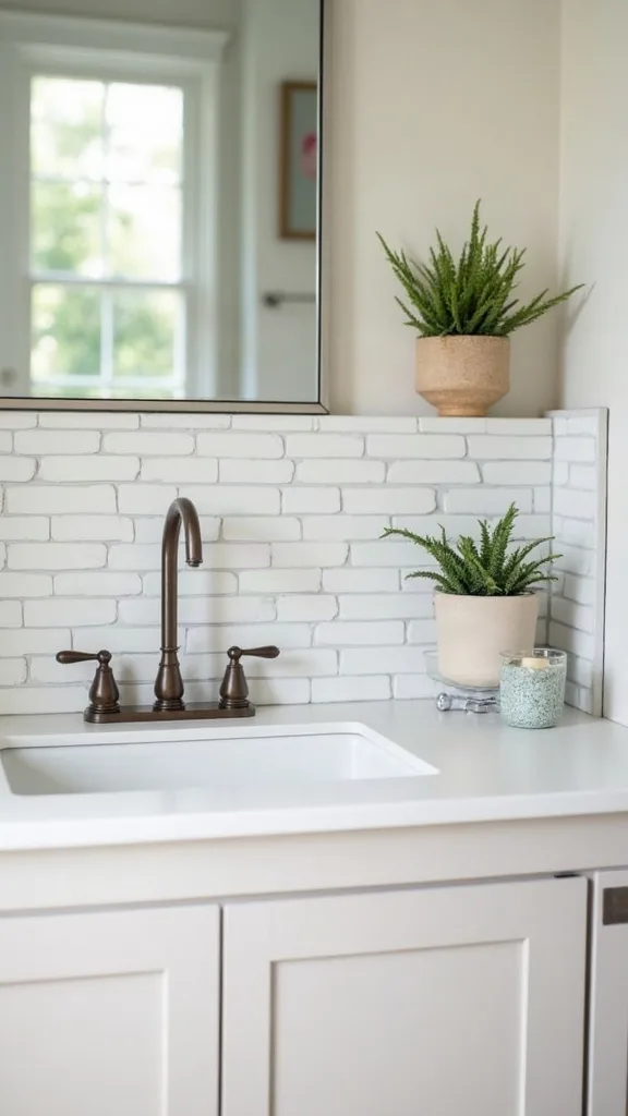 Real tile… but only a small section you can handle in one weekend