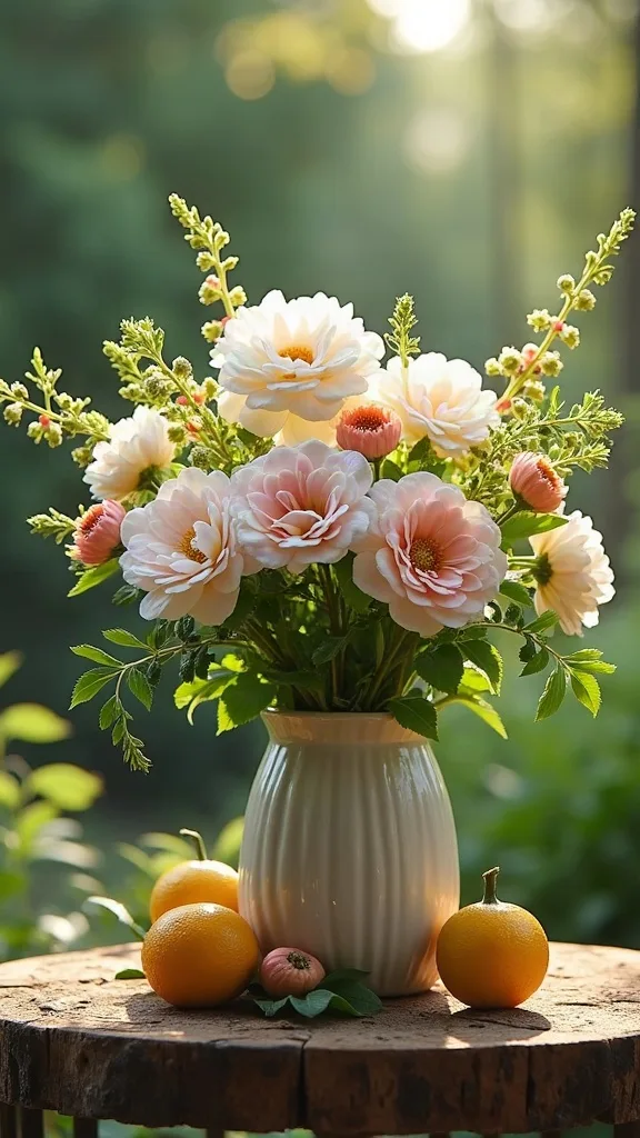 Seed-Only Cutting Garden Layout (cheap blooms for vases)