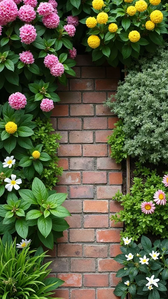 Reclaimed Brick “Patchwork” Layout (old materials, new charm)