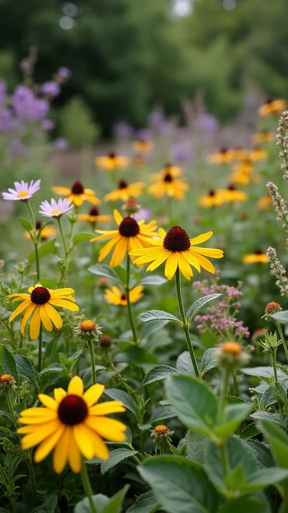 Native Pollinator Strip Layout (low water, high payoff)
